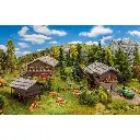 Coffret Promotionnel Village Alpin - Faller 190139 - 355 Pièces - Echelle HO 1/87