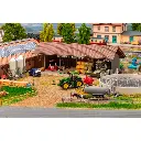 Abri matériel, fosse à lisier et silos à aliments - Faller 130584 - HO 1/87 - EP IV