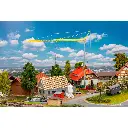 Maison en construction avec grue - Faller 130658 - HO 1/87