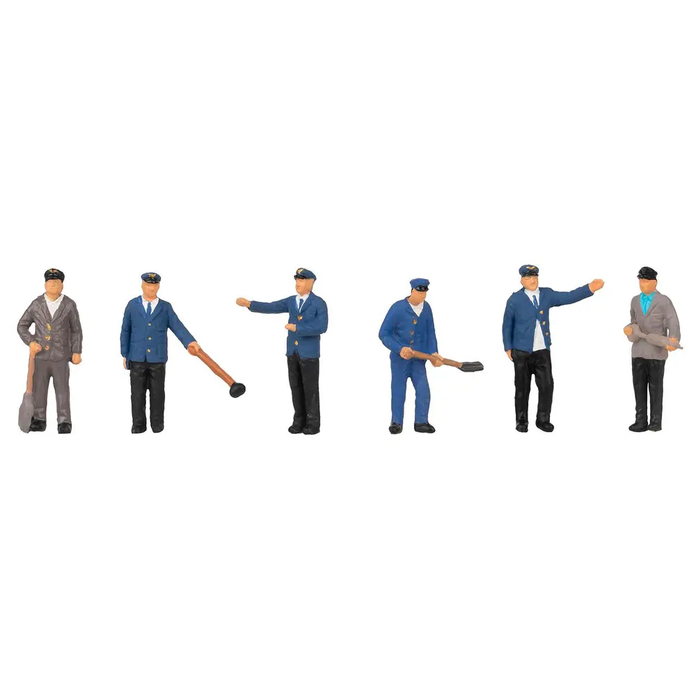 Personnel du dépôt ferroviaire - Faller 151706 - HO 1/87