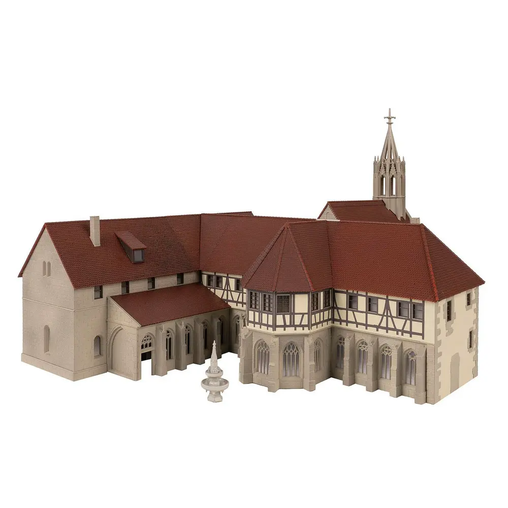 Vieille abbaye avec cloître - Faller 130827 - HO 1/87