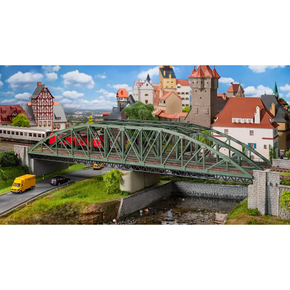 Pont en arc, 2 voies - FALLER 120507 - HO 1/87
