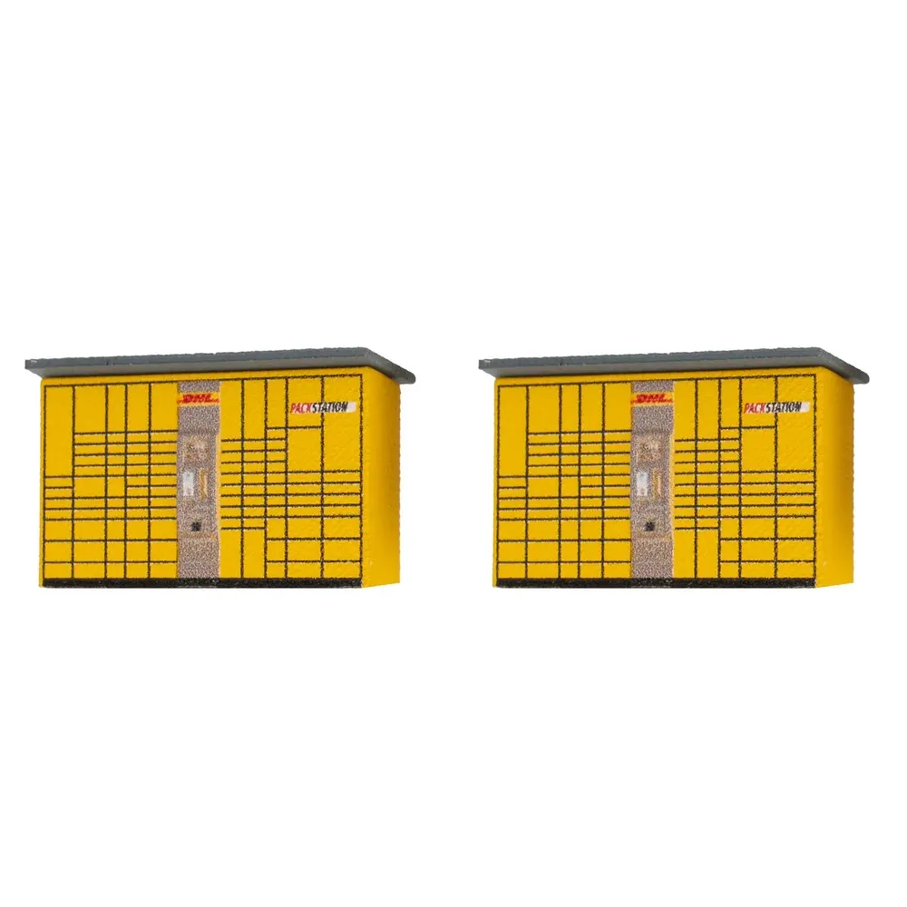 Lot de 2 lockers DHL - Faller 272921 - N 1/160