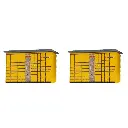Lot de 2 lockers DHL - Faller 272921 - N 1/160