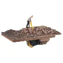 Ouvrier du bâtiment avec compresseur - Faller 180693 - HO 1/87 - EP V - 74 x 46 x 27 mm