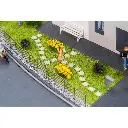 Dalles de terrasse en béton - Faller 180877 - HO 1/87 - EP V - 4 x 4 x 1 mm