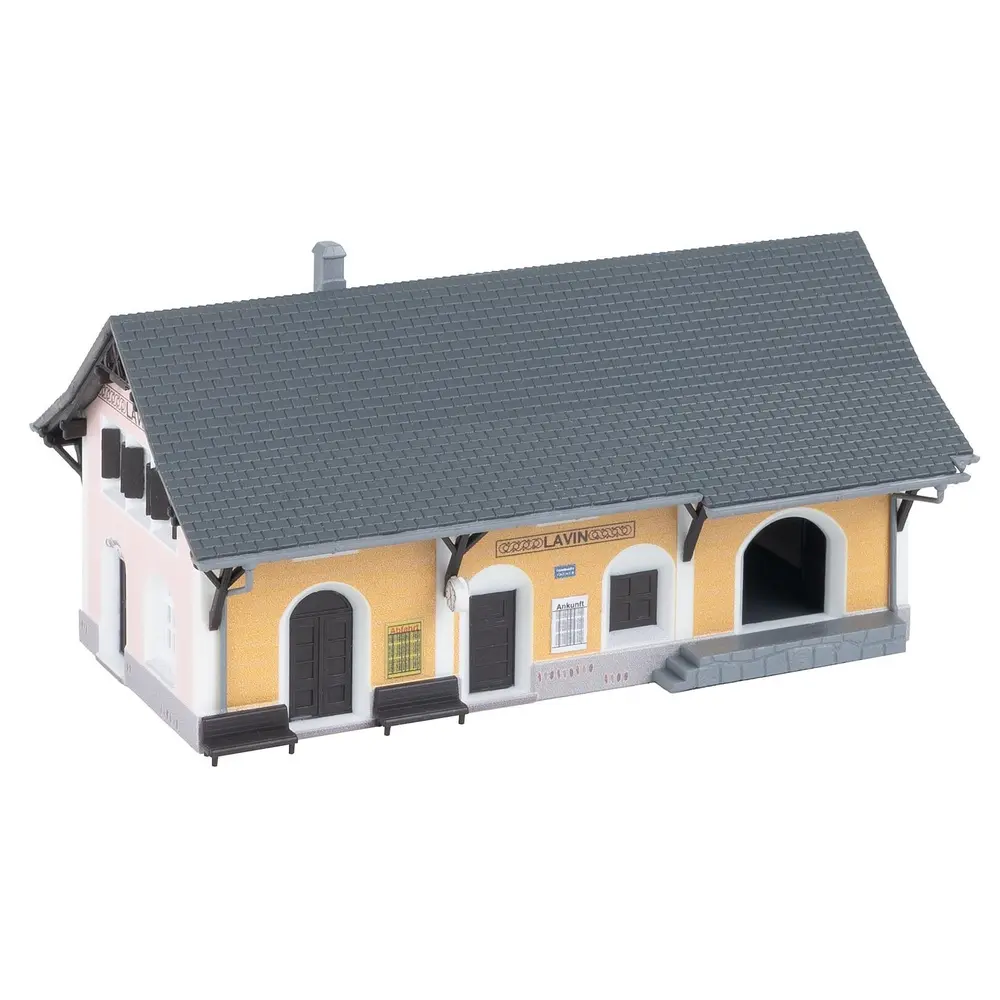 Gare de Lavin - Faller 212128 - N 1/160 - EP II - 110 x 74 x 58 mm