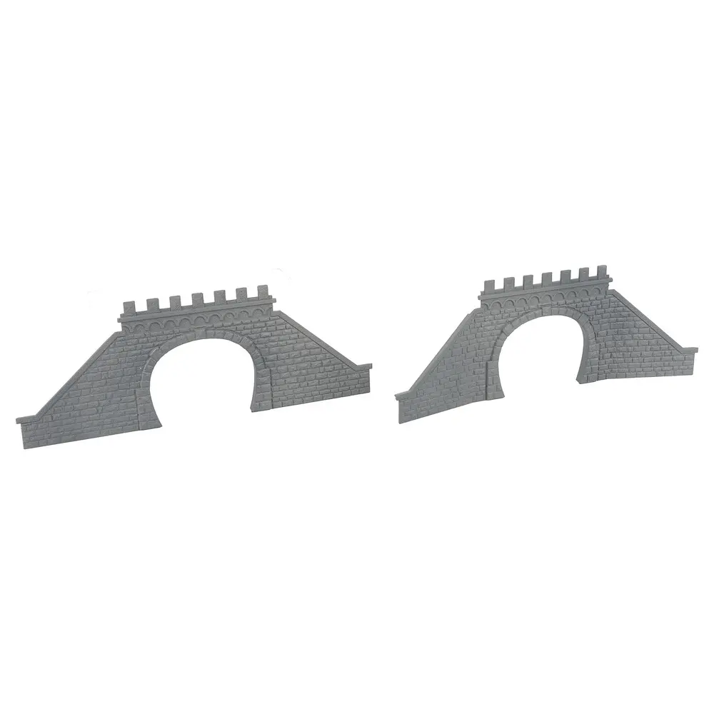 2 Portails de tunnel, 2 voies - Faller 272588 - N 1/160 - Ep.I