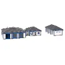 Bâtiment du THW avec hall à véhicules - Faller 231725 - N 1/160 - EP V