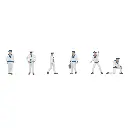 6 marins en tenue - Faller 155645 - N /160