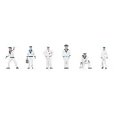 Lot de 6 personnages - Matelots - Faller 151749 - HO 1/87