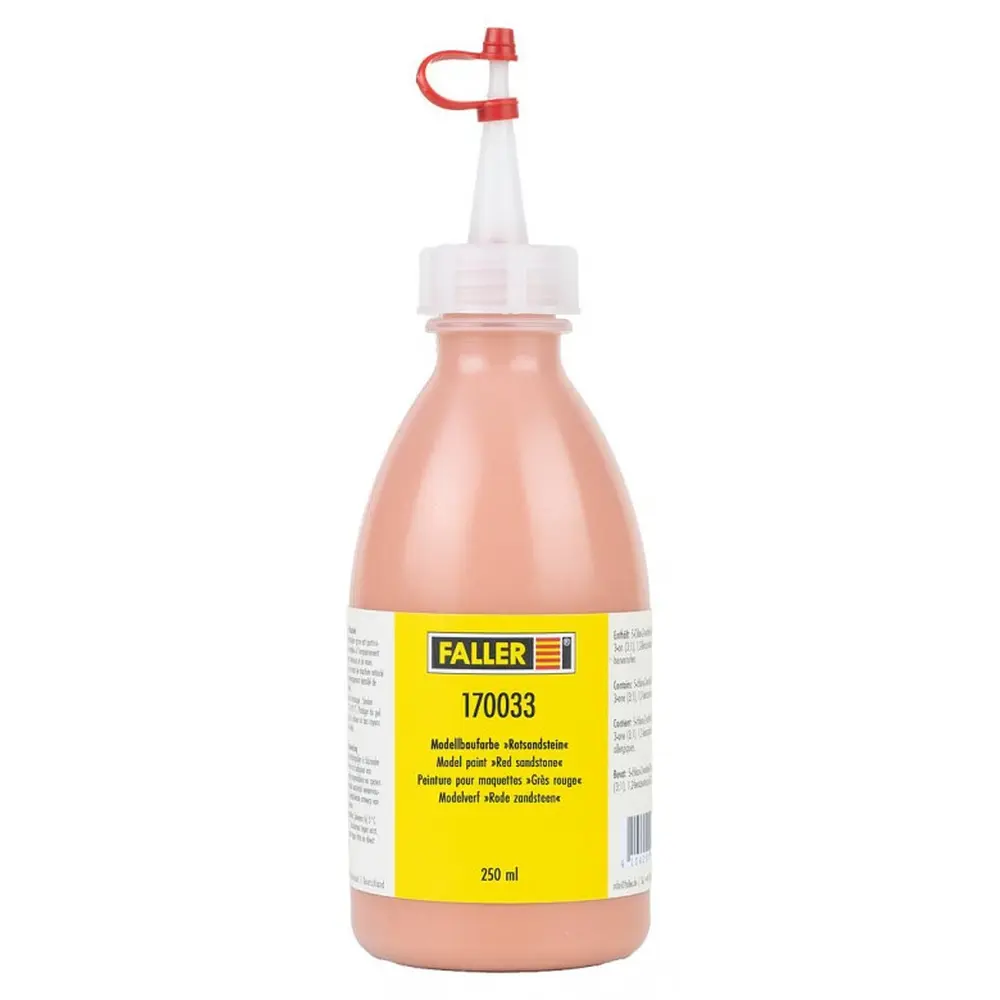 Peinture pour maquettes - Faller 170033 - Grès rouge