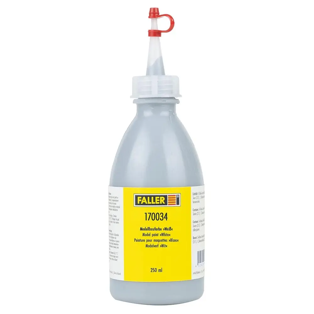 Peinture blanche pour maquettes - Faller 170034 - 250ml