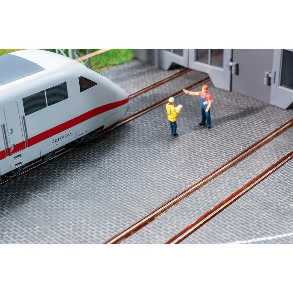 Revêtement de route premium gris foncé - Faller 170311 - HO 1/87