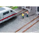 Revêtement de route premium gris foncé - Faller 170311 - HO 1/87