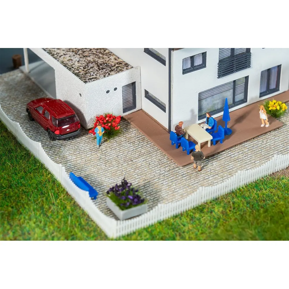 Revêtement de Route PREMIUM - Pavé Gris Chiné - Faller 272314 - N 1/160