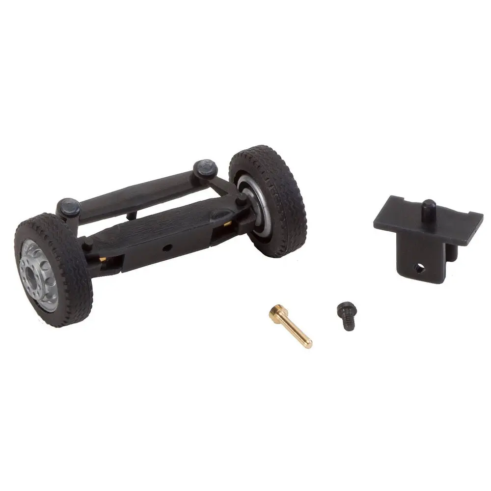 Essieu avant complet avec roues NQ pour camion / bus Car System - FALLER 163003 - HO 1/87