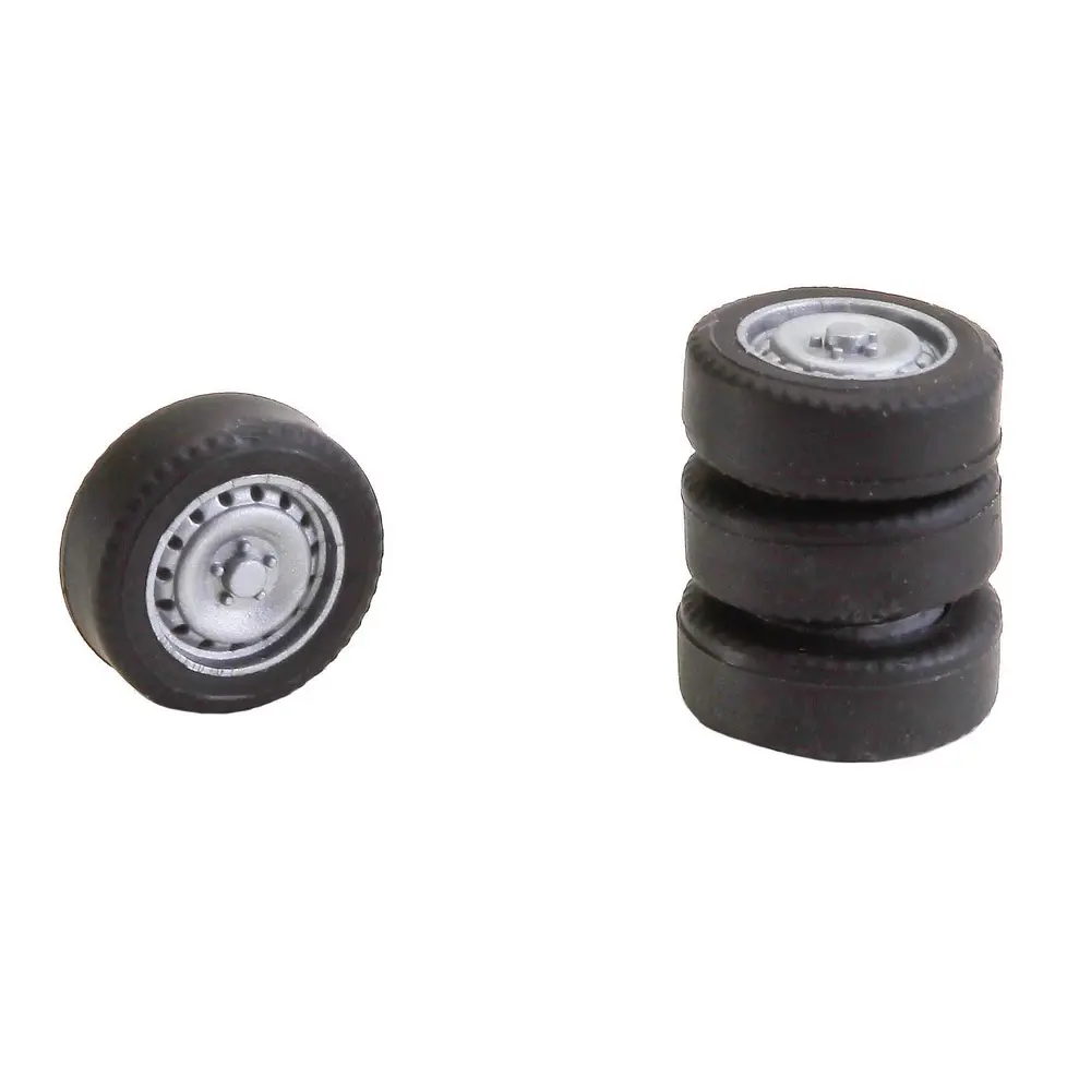 4 pneus et jantes pour Sprinter - Faller 163108 - HO 1/87