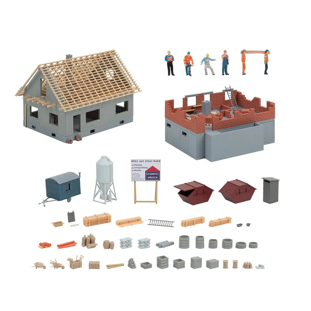 Action sur le chantier - Faller 190089 - HO 1/87