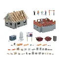 Action sur le chantier - Faller 190089 - HO 1/87