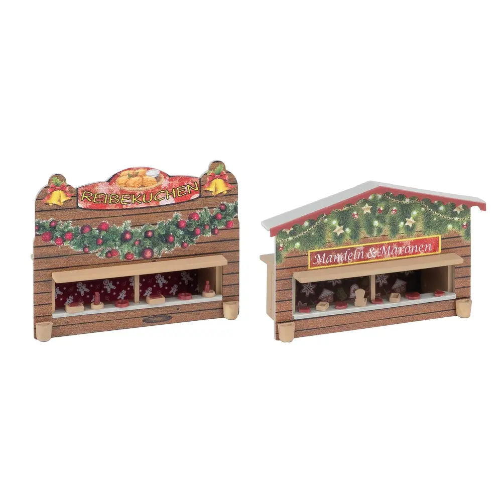 2 stands du marché de Noël - Faller 272020 - N 1/160