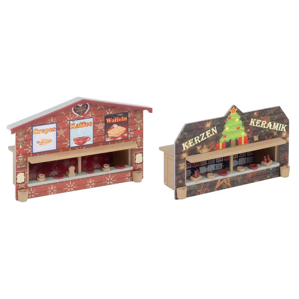 2 stands du marché de Noël - Faller 272021 - N 1/160