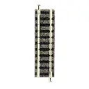 Rail droit avec ballast 57,5 mm Fleischmann 9102 - N : 1/160 - Code 80