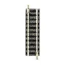 Rail droit avec ballast 55,5mm Fleischmann 9103 - N : 1/160 - Code 80