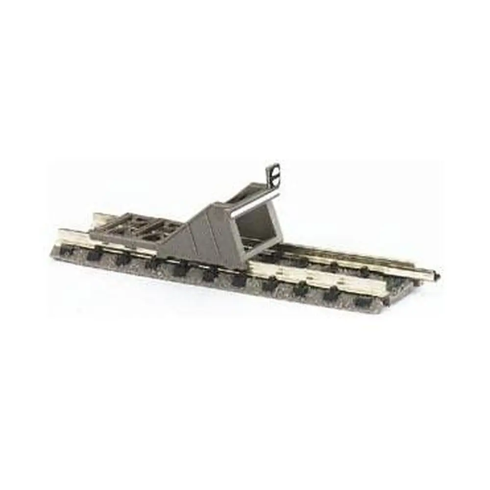 Rail droit ballasté avec butoir/heurtoir - 57.5mm Fleischmann 9116 - N : 1/160 - Code 80