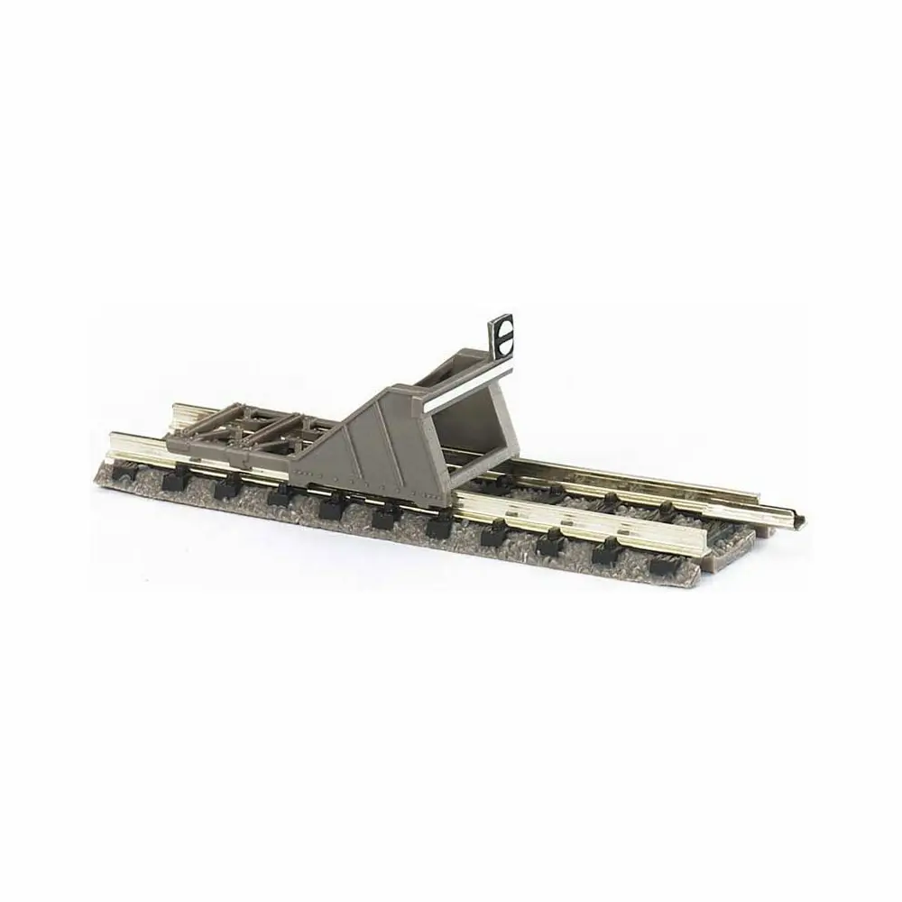 Rail droit ballasté avec butoir/heurtoir 57,5 mm code 80 - Fleischmann 9116 - N 1/160 - 2R