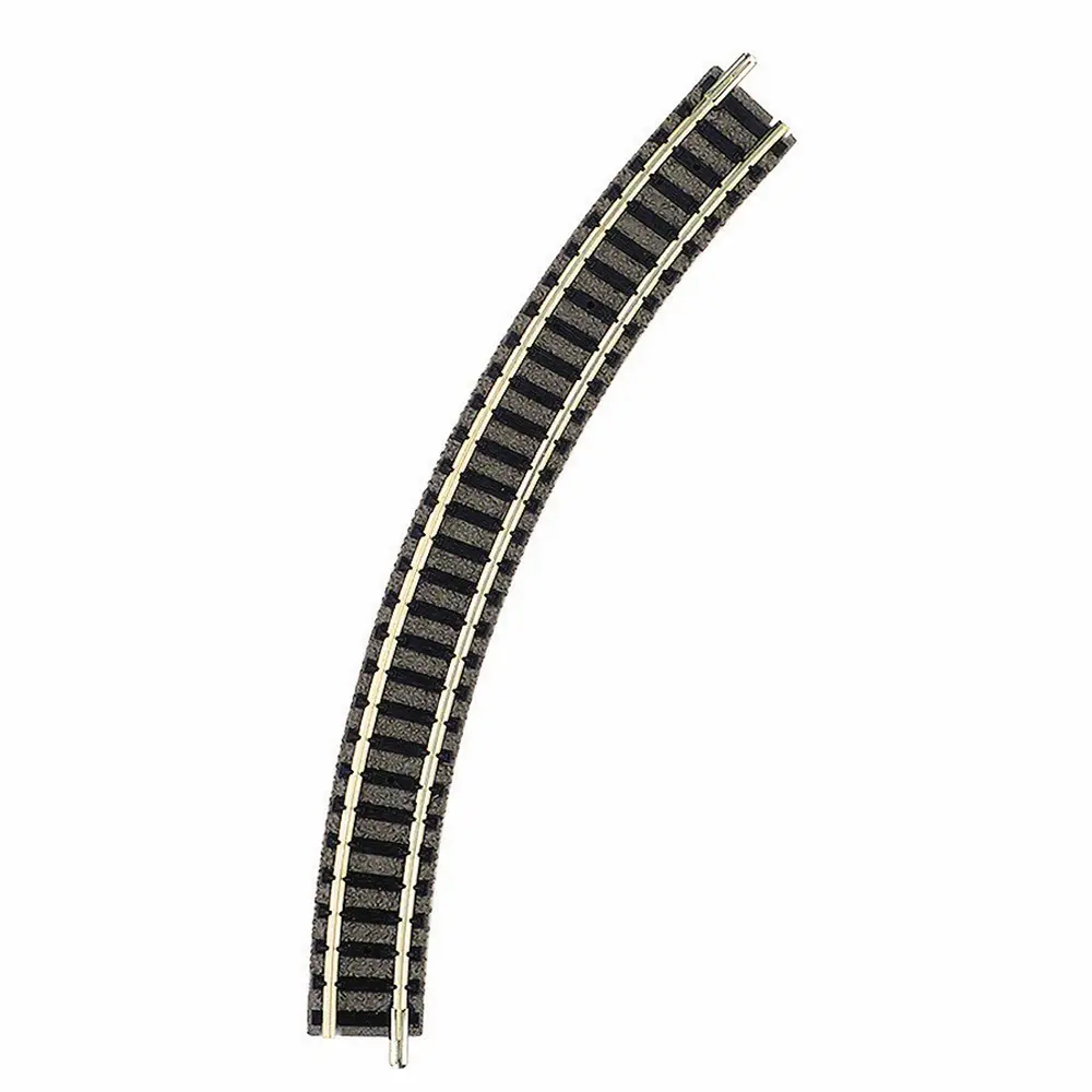 Rail courbe ballasté R1 192 mm 45° code 80 - Fleischmann 9120 - N 1/160 - 2R