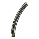 Rail courbe ballasté rayon R1 192 mm 45° Fleischmann 9120 - N : 1/160 - Code 80