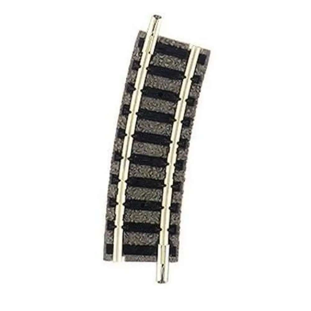 Rail courbe ballasté rayon R1 192 mm 15° Fleischmann 9122 - N : 1/160 - Code 80