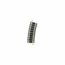 Rail courbe ballasté R1 192 mm 15° code 80 - Fleischmann 9122 - N 1/160 - 2R