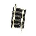 Rail courbe ballasté rayon R1 192 mm 7,5° Fleischmann 9123 - N : 1/160 - Code 80