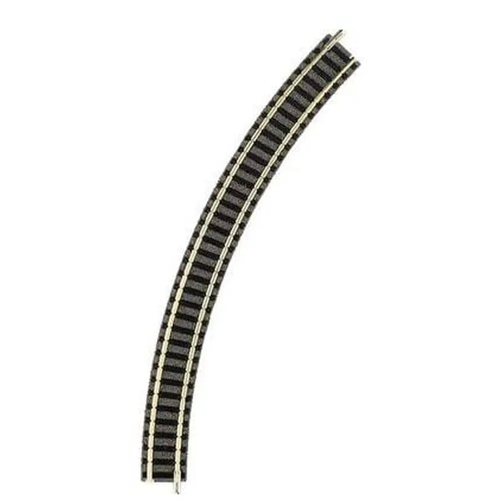 Rail courbe ballasté rayon R2 225.6 mm 45° Fleischmann 9125 - N : 1/160 - Code 80