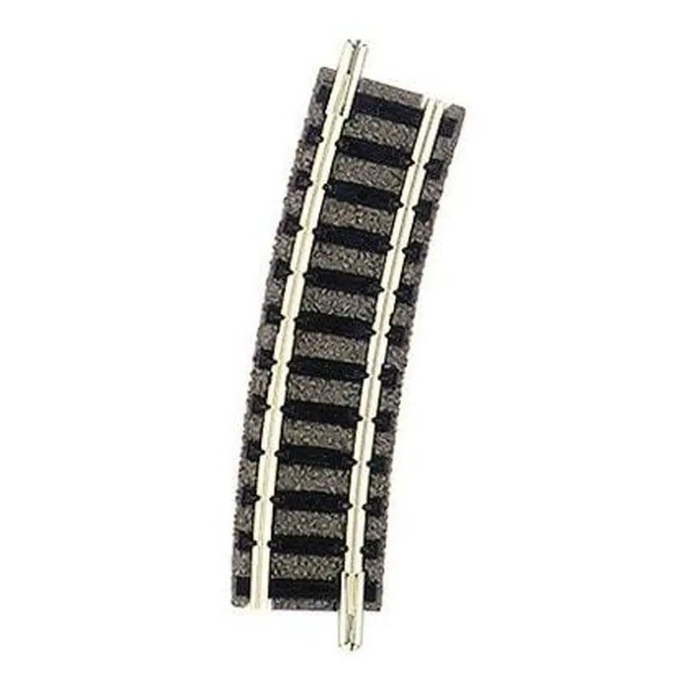 Rail courbe ballasté rayon R2 225,6 mm 15° Fleischmann 9127 - N : 1/160 - Code 80