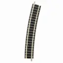 Rail courbe ballasté R3 396,4 mm 15° code 80 - Fleischmann 9131 - N 1/160 - 2R