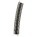 Rail courbe ballasté rayon R3 396,4 mm 15° Fleischmann 9131 - N : 1/160 - Code 80