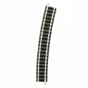 Rail courbe ballasté R4 430 mm 15° code 80 - Fleischmann 9136 - N 1/160 - 2R