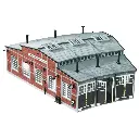 Remise à locomotives circulaire à monter - FLEISCHMANN 6476 | HO 1/87
