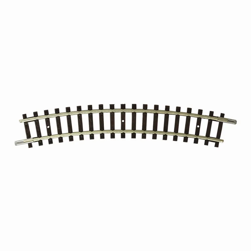 Rail courbe R2 228,2 mm 24° code 80 - Fleischmann 22233 - N 1/160 - 2R