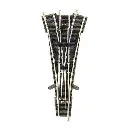 Aiguillage triple non polarisé - 111 mm & 15° Fleischmann 9157 code 80 - N 1/160