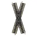 Croisement - 115mm & 30° - Fleischmann 9161 Insulfrog code 80 - N 1/160
