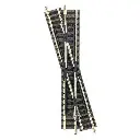 Croisement à gauche 111mm & 15° Fleischmann 9162 Insulfrog code 80 - N 1/160