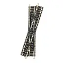 Croisement à droite 111mm & 15° Fleischmann 9162 Insulfrog code 80 - N 1/160