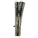 Aiguillage à droite Fleischmann 9171 cœur plastique code 80 - N 1/160