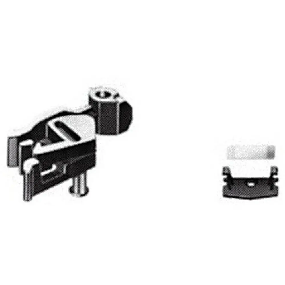 Attelages PROFI avec ressort de rappel plat et plaque de fermeture (à pattes courtes)