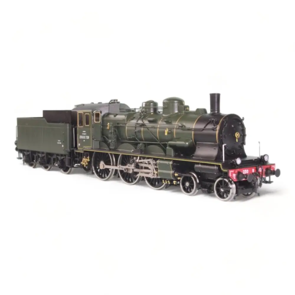 Locomotive à vapeur 2-230 B N°729 - Fulgurex 2280/5S - HO 1/87 - SNCF - Ep III - 2R