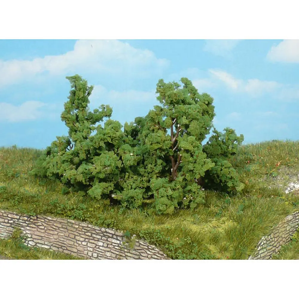 5 Buissons et arbustes - Vert - HEKI 1179 - Échelle HO / TT / N - 60 à 80mm